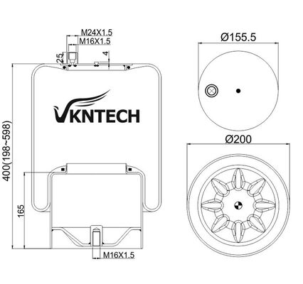 BÁNH XE KHÍ CHO MERCEDES BENZ A 942.320.51.21 Contitech 4390NP24 THAY THẾ BỞI VKNTECH 1K4124 MERCEDES BENZ A 942.320.51.21 Contitech 4390NP24