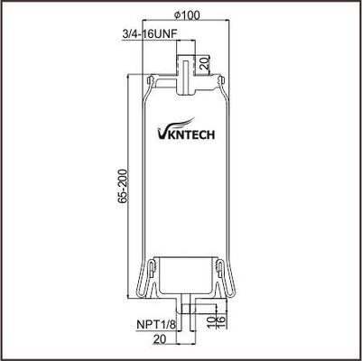 CABIN AIR SPRING MACK 227QS42M 25165143 PAI FAS-5059 GOODYEAR 1S4-173 Được thay thế bởi VKNTECH 1S4173
