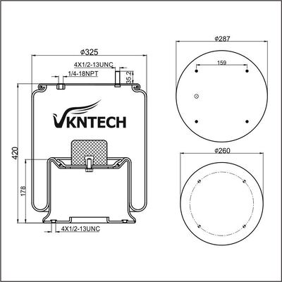HENDRICKSON B-12514-004 B-12514-011 HENDRICKSON TRAILER S2063 RIDEWELL 1003589158C Contitech 11 10.5-21 A 318 thay thế bởi VKNTECH 1K9152